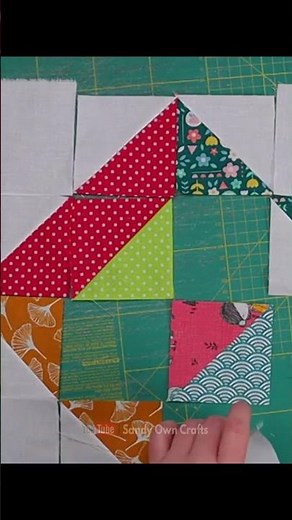 Making a Diamond Quilt Block