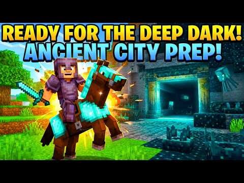 Episode 61 - Preparing for the Deep Dark Ancient City in Minecraft