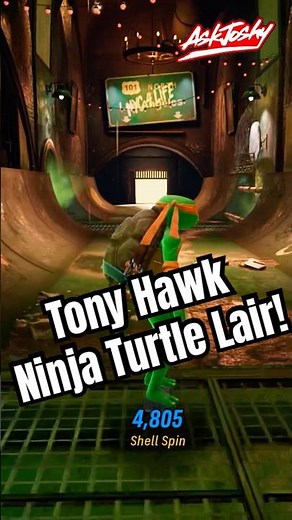 Ninja Turtle Lair Secret in Tony Hawk 4 Hollywood 🍕🐢 Gameplay Guide #tonyhawk #tmnt #ninjaturtles