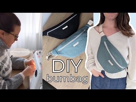 DIY large bag tutorial / How to make the viral Hannah Walker large bumbag
