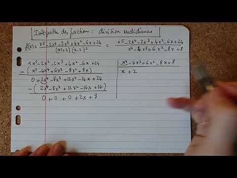 Division euclidienne de polynômes pour intégrer une fraction L1 Analyse Calcul d'intégrale