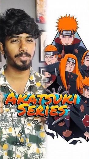 Akatsuki Drawing Series | #naruto #akatsuki #drawing #artist #series #shortvideo #shorts