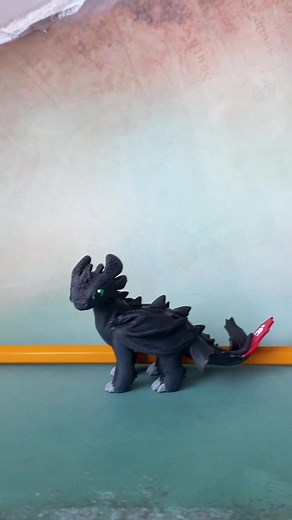 Creating a Clay Toothless Dragon - Little Enchanted Workshop