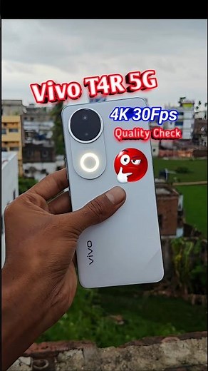 🔥Vivo T4R 5G 4K Video Test | Ultra HD Quality Check | Stabilization + Clarity