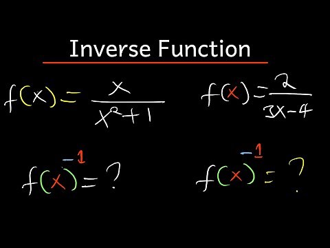 Inverse Functions