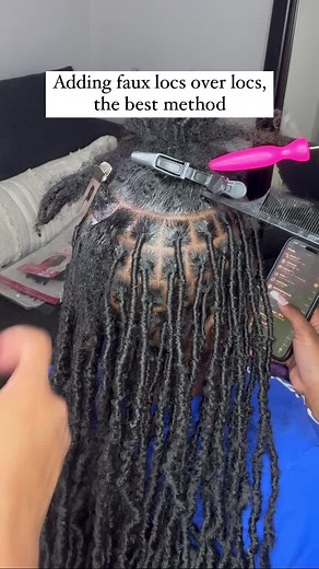 Efficient Crochet Faux Loc Extension Method