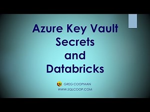 Demo on how to store secrets in Azure Key Vault and access those secrets from a Databricks notebook