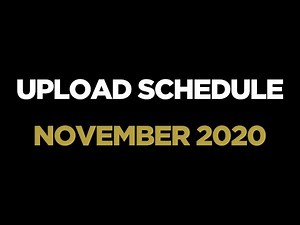 NEW Upload Schedule | NOVEMBER | MihranTV (@MIHRANKSTUDIOS)