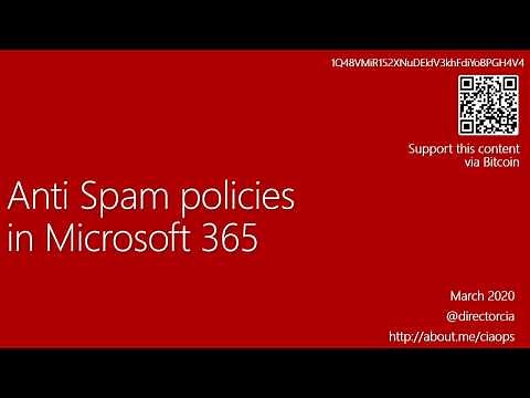 Anti spam policies in Microsoft 365