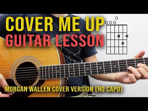Cover Me Up - Guitar Lesson EASY - HOW TO PLAY Beginner Tutorial - Morgan Wallen Cover Version