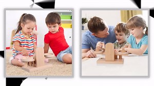Wooden Balance Scale Toy Set for Kids - Educational Math Balance Beam with Pan Scale - Stem Learning Toy for Preschoolers and Toddlers