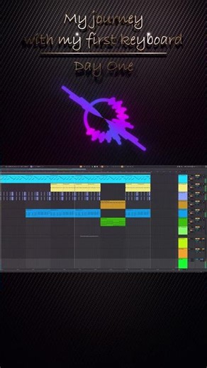 My journey with my first keyboard – Day 1 #shorts