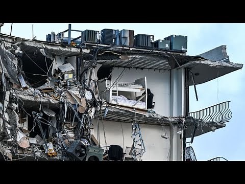 A 12-story condo building in Miami, Florida collapses, killing at least one person