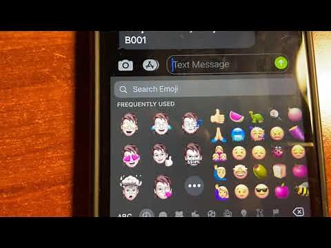 How to change color of emojis in iphone