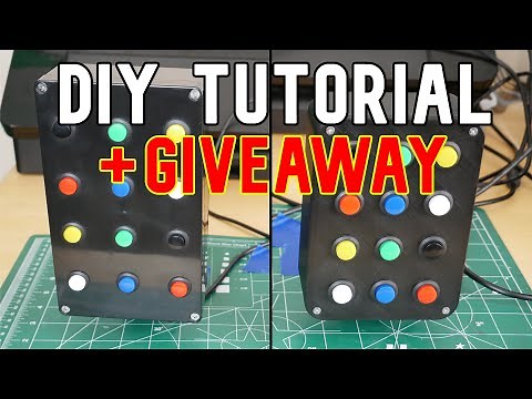 How to: Easy DIY Sim Button Box for Racing, Drifting, Flight Sims and More.