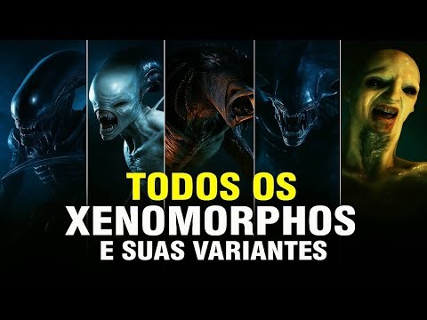 TODOS OS XENOMORFOS EXPLICADOS | Da Origem até Alien Romulus (O Guia Completo da Franquia ALIEN)