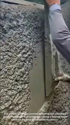 Mastering Wall Plastering: Transforming Uneven Surfaces with a Simple Tool