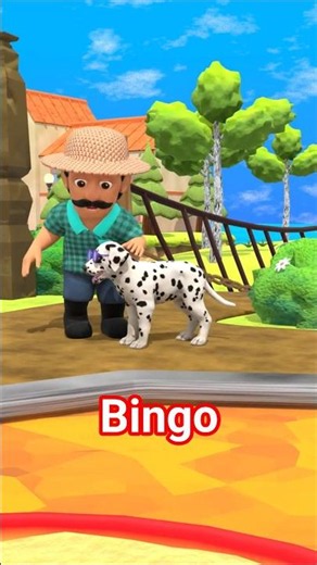 BINGO Song 🐶 | Sing Along & Spell B-I-N-G-O! | Fun Kids Song #shorts