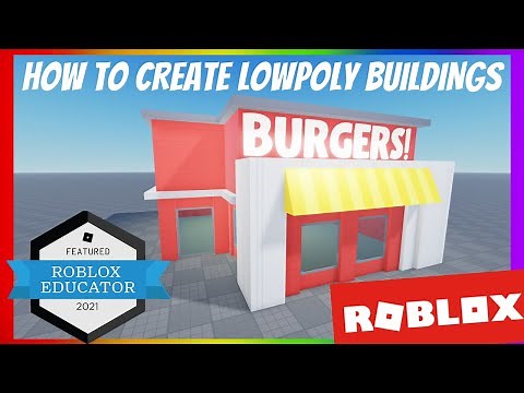 HOW TO MAKE LOW-POLY BUILDINGS ! (2021) | Roblox + Blender Tutorial