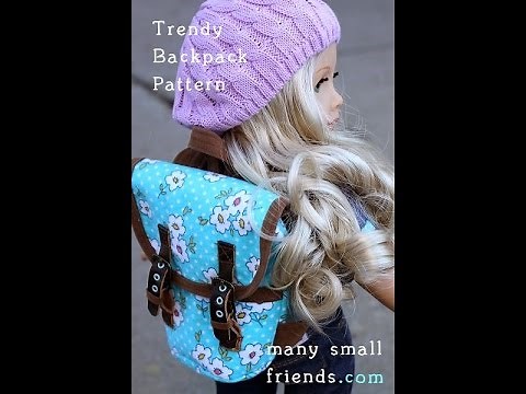 How to Make a Backpack for American Girl (18 Inch) Doll Craft