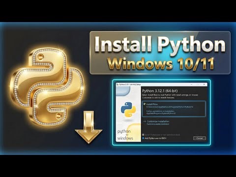 Python Download & Installation Tutorial (Windows 10/11)