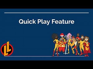 Legends of Learning - Quick Play Feature