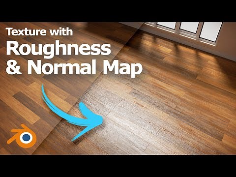 How to add Roughness Map and Normal Map in Blender