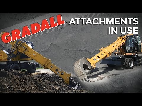 Attachments in Use on Gradall Excavators