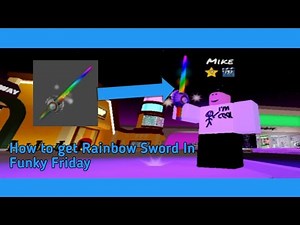 How To Get Rainbow Sword In Funky Friday | Funky Friday