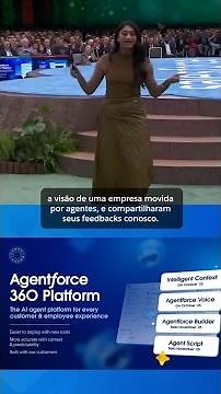 O futuro dos negócios é agentic: conheça o Agentforce 360 da Salesforce