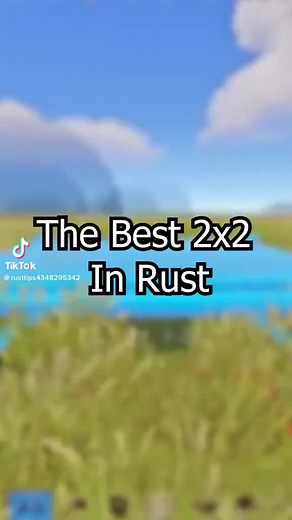 Best 2x2 Design in Rust! #rust #rusttok #rustgame #basebuild