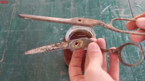 Antique scissors restoration | Restoration rusty old scissors | Restore of tool