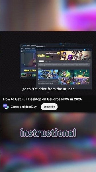 Geforce Now Desktop