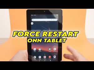 Onn Tablet: How to Force Restart