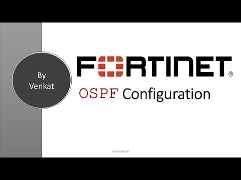 How to configure Fortigate firewall OSPF