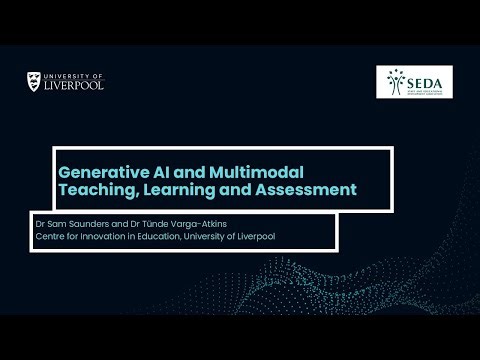 GenAI and developing multimodal resources for learning, teaching and assessment
