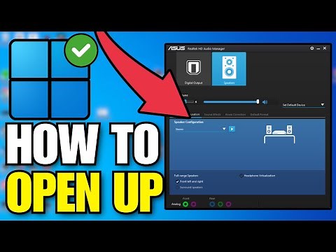 How To Open Realtek HD Audio Manager On Windows 10/11
