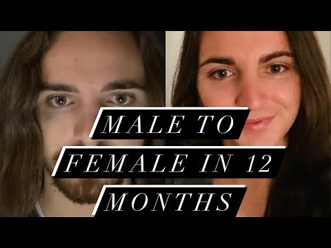 Transgender MTF Transition Timeline (1 Year HRT)
