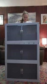 Joybos® Stackable Storage Bins with Lids and Doors