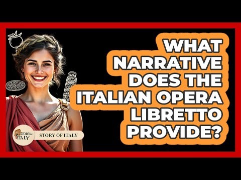 What Narrative Does The Italian Opera Libretto Provide?