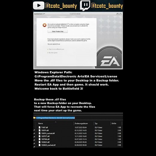 How to Fix Could Not Activate Error #battlefield #battlefield3 #bf3