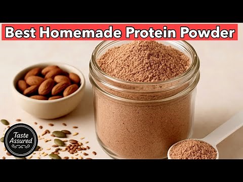 Homemade Protein Powder Recipe | No Additives, High Protein, Budget-Friendly