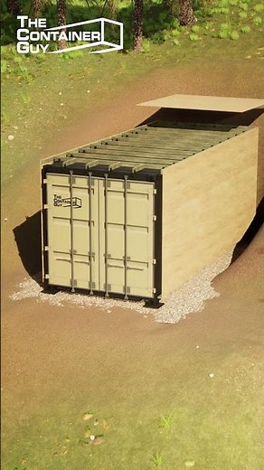 Concept: How To Bury a Shipping Container