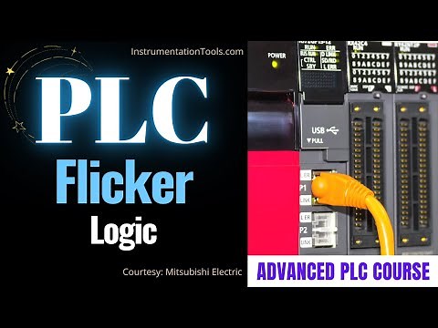 Flicker Logic in PLC - Flash Lights - Two Timers Example Program