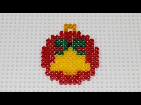 How to Make a Perler Beads Christmas Bell | Beaded Xmas Crafting Idea | Pattern