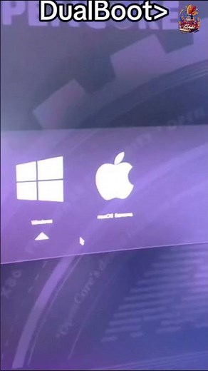 PC Dual Boot: Windows and Mac OS #windows #mac #shorts #panhida