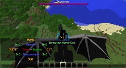 One command : Ride the EnderDragon Minecraft Map
