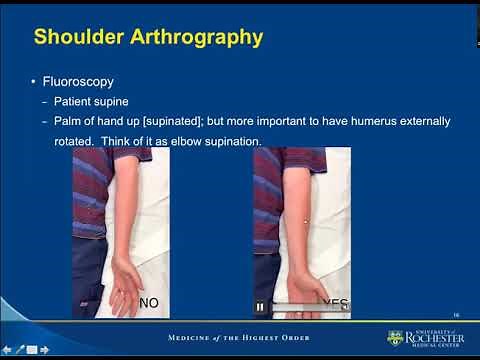 Shoulder Arthrography