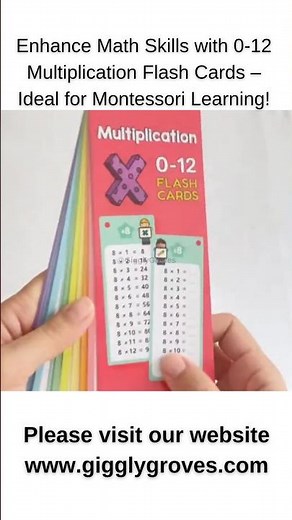 Boost Math Skills with Fun! | Trending Multiplication Flash Cards for Kids | Giggly Groves