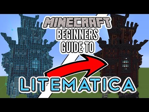 How To Use Litematica Minecraft Mod (Java 1.16.5+ ) BEGINNERS Tutorial